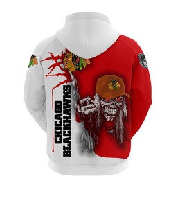 Be The Coolest With This Ultra Chicago Blackhawks Death Graphic Hoodie - Perfect Gift For Halloween