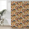Beach Seashell Starfish Decorative Shower Curtain for a Coastal Bathroom