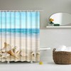 Beach Shells Shower Curtain For A Nature-Inspired Bathroom Oasis