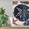 Beachy Seashell Sand Shower Curtain for Refreshing Bathroom Vibes 