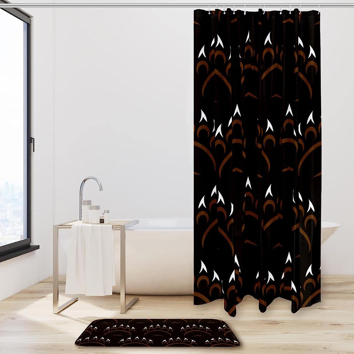 Bear Deception Grizzly Bear Claw Waterproof Shower Curtain