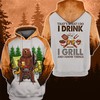 Bear Hoodie All Over Print 3D Zip Hoodie For Fans - Beer I Tried To Be A Good Girl..