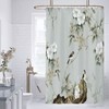 Beautiful Birds and Flowers Painting Art Floral Shower Curtain - Nature Bathroom Decor