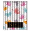 Beautiful Butterfly Personalized Shower Curtain, Waterproof Curtain with Custom Quote, Great Gift Idea