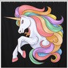 Beautiful Color Unicorn Shower Curtain - A Chic Addition to Your Bathroom 