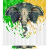 Beautiful Elephant Waterproof Shower Curtain For Bathroom Decor