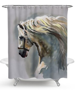 Beautiful Horse Shower Curtain - Rustic Bathroom Decoration