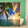Beautiful Lanikai Kailua Sunrise in Hawaii Aloha Beaches Shower Curtain