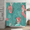 Beautiful Mermaid And Underwater Green Shower Curtain For Bathroom - Add A Touch Of The Ocean To Your Bath Decorr