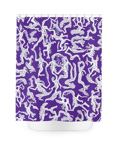 Beautiful Mermaid Shower Curtain- Abstract Art Design Print for Modern Bathroom Decor
