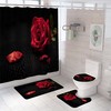 Beautiful Pink Rose Shower Curtain Bathroom Dcor