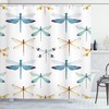 Beautiful Regular Lines Insects Dragonfly Shower Curtain For Your Bath