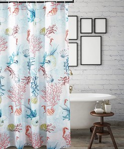 Beautiful Sarasota Shower Curtain From Barefoot Bungalow, Available In One Size And Color