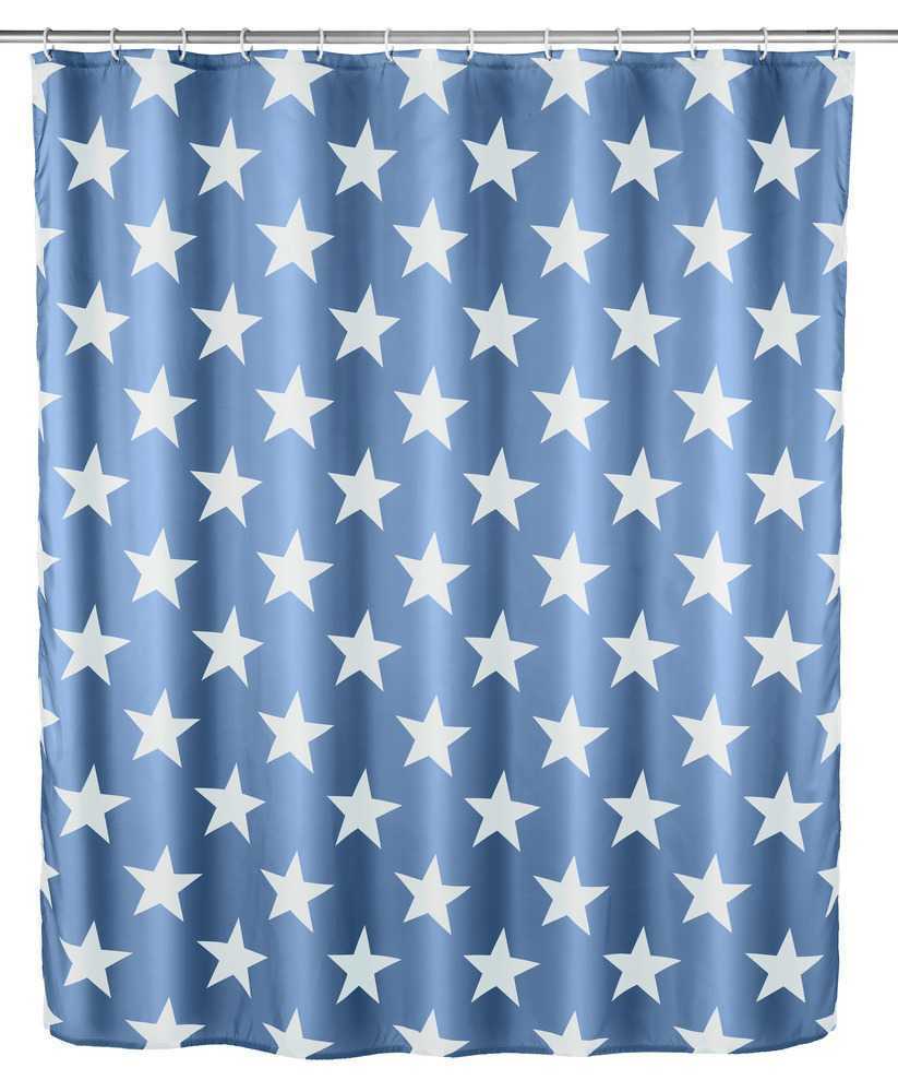 Beautiful Stella Starburst Print Shower Curtain for Bathroom Decor