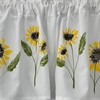 Beautiful Sunflower Valance for Window Decor