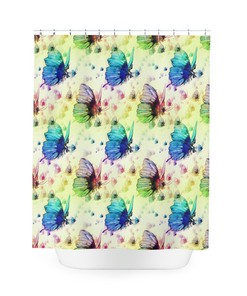 Beautiful Watercolor Butterflies Shower Curtain for Your Dreamy and Ethereal Bathroom