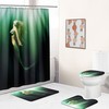 Beautifully Printed Mermaid Fabric Shower Curtain for Bathroom Decor