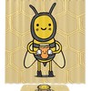 Bee Animal Shower Curtain Waterproof Fabric Design