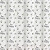 Bee Happy Design Lightweight Shower Curtain For Bathroom - White Bathroom Accessories