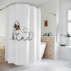 Bee Kind Bumble Bee Shower Curtain Matching Towels Available