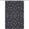Bee Printed Shower Curtain - This watercolor bee printed shower curtain adds a touch of whimsy to your bathroom decor.