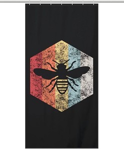 Bee Whisperer Bath Shower Curtain Waterproof Fabrics
