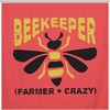 Beekeeper Farmer Shower Curtain Fabric Print Design