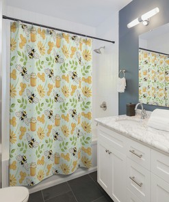 Beekeeper Shower Curtain Gift For Gardener And Beekeeper