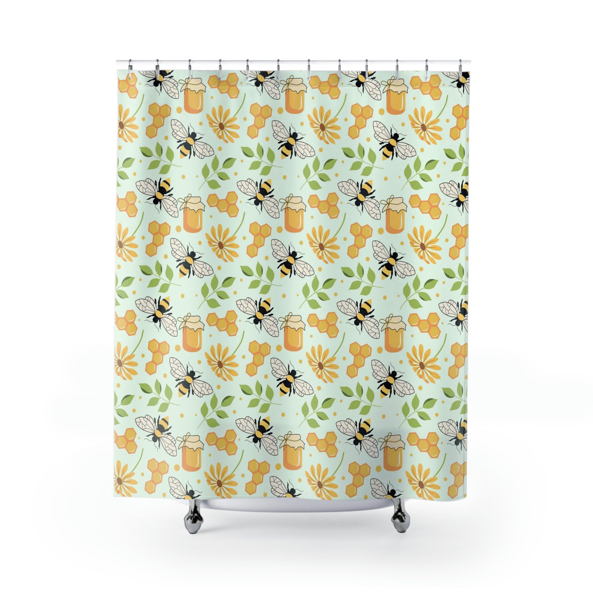 Beekeeper Shower Curtain Gift For Gardener And Beekeeper - Image 2