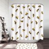 Bees Shower Curtain Modern Design For Bathroom
