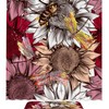 Bees Sunflower Dragonfly Shower Curtain Memory Foam Bathroom Waterproof Fabric
