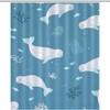 Beluga Whale Personalized Shower Curtain - Bathroom Decor For Ocean Lovers