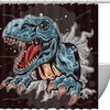 Best Dinosaur Shower Curtain For Boys And Girls Bathroom