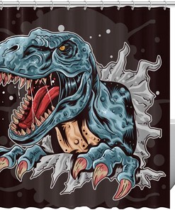 Best Dinosaur Shower Curtain For Boys And Girls Bathroom