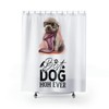 Best Dog Mom Ever Shower Curtain, Colorful Bathroom Art, Cute Dog Gift