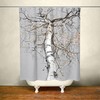Birch Tree Shower Curtain White Aspen Forest Decor, White Bathroom, Modern Bathroom Decoration