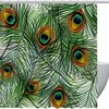 Bird Feather Peacock Feather Unique Shower Curtain for Bathroom Decor