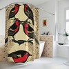 Bird Print Shower Curtain Nature Wildlife Waterproof Fabric Bathroom Decoration