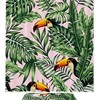 Bird and Butterfly Print Waterproof Shower Curtain for an Airy and Whimsical Bathroom