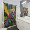 Birds Of Paradise Jungle Shower Curtain Printed To Order