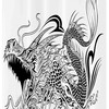 Birthday Theme Gift Boxes Dragon Shower Curtain Stall