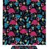Black Flamingo Shower Curtain 