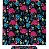 Black Flamingo Waterproof Shower Curtain 