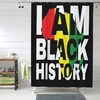 Black Pride African American Shower Curtain for a Celebratory Style
