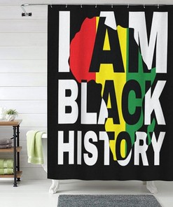 Black Pride African American Shower Curtain for a Celebratory Style