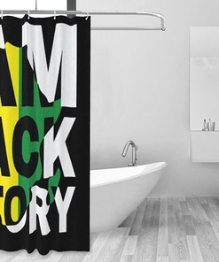Black Pride African American Shower Curtain for a Celebratory Style