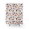 Black White Cow Pattern Shower Curtain Farm Sunflower 