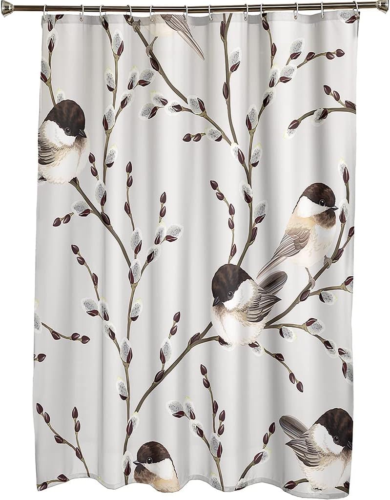 Black and Gold Rose Shower Curtain Artistic Bathroom Decor Waterproof Fabric Curtain