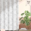 Black and White Monstera Leaf Shower Curtain: Vintage Tropical Botanical Dcor with Retro Bohemian Flair