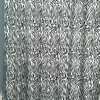 Black and White Zebra Print Fabric Shower Curtain for Bold Bathroom Decor